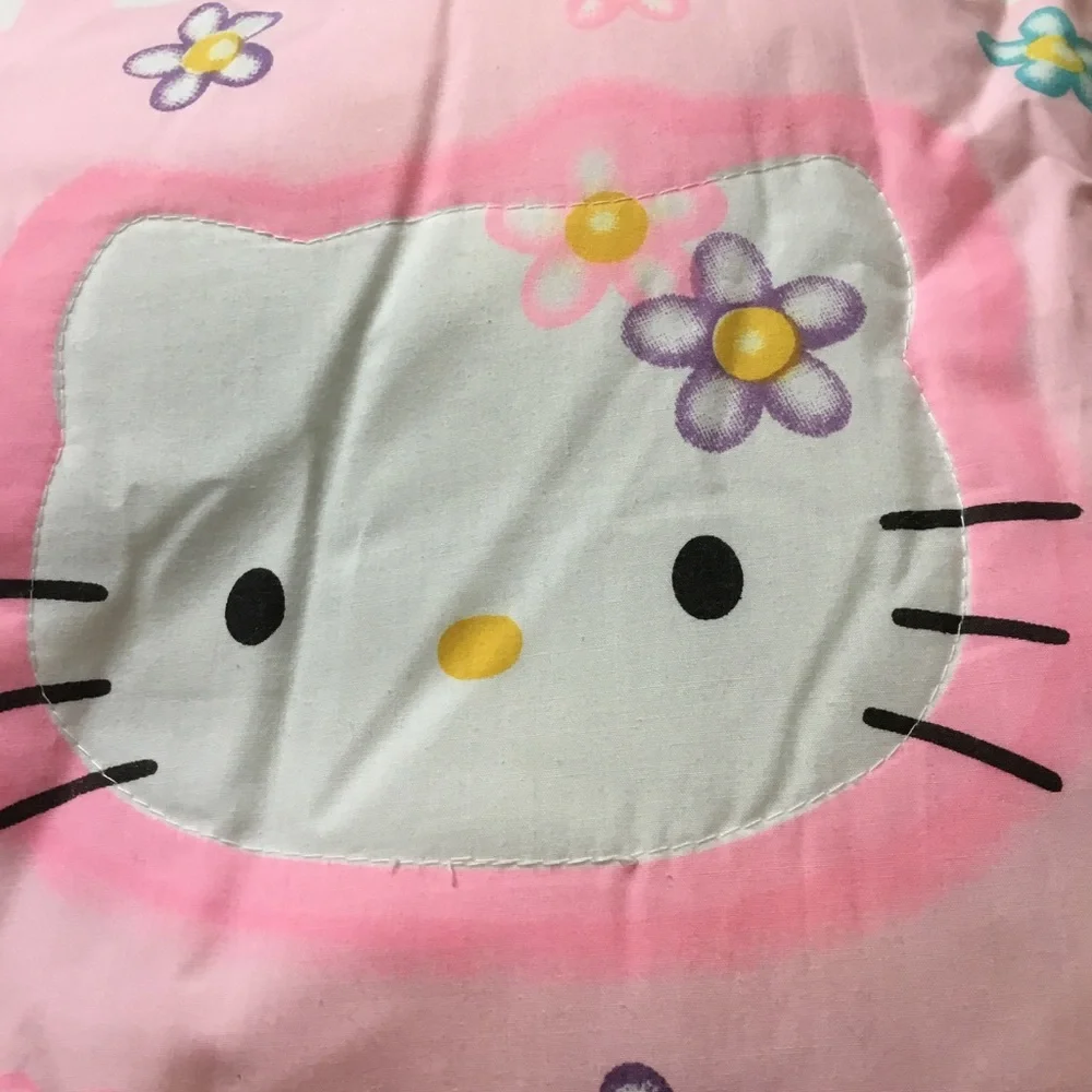 Hello Kitty Light Pink Decorative Square Pillow with Zipper